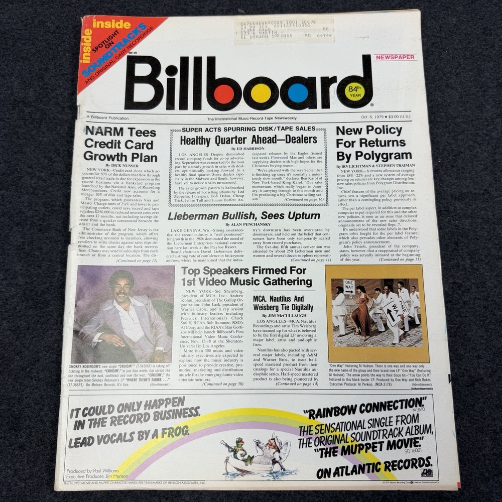 BILLBOARD Magazine Vintage October 6 1979
